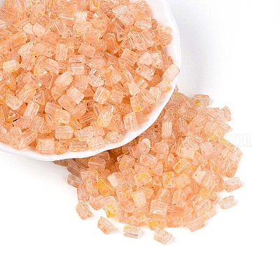 Прозрачные стеклянные бусины SEED-L011-10A-14-1