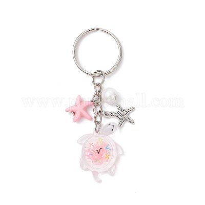 Светящиеся прозрачные акриловые брелоки KEYC-JKC01358-02-1