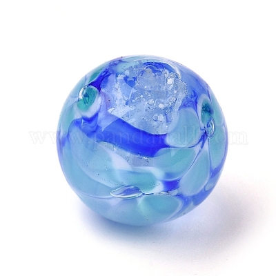 Бусы лэмпворк ручной работы LAMP-K029-02C-1