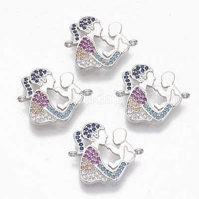 Соединители из латуни с микрочастицами и кубическим цирконием X-ZIRC-T012-80P-1