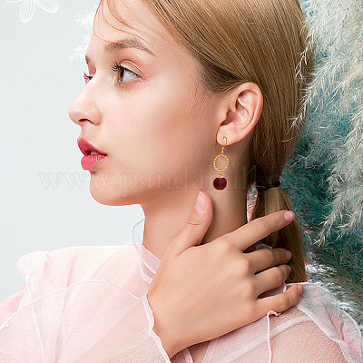 Подвески из искусственного меха норки WOVE-PH0001-15-1