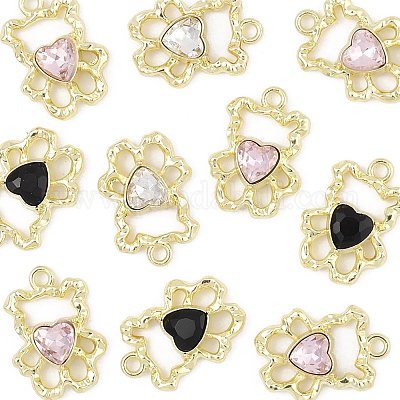 Сплав 10шт с подвесками со стразами ALRI-FS0001-07-1