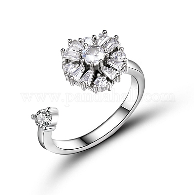 Цветочные вращающиеся открытые манжеты для женщин&nbsp;LS-RJEW-G333-01H-1