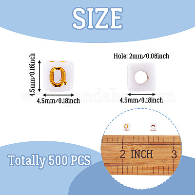 Непрозрачные акриловые бусины MACR-TAG0001-07Q-1