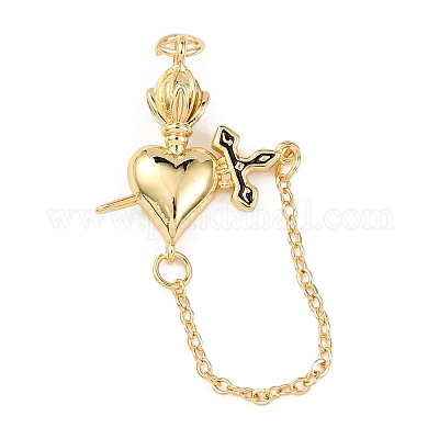 Латунь эмаль подвески&nbsp;KK-K408-39G-1