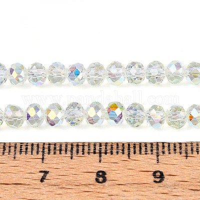 Прозрачные стеклянные бусины EGLA-N016-4mm-06-1