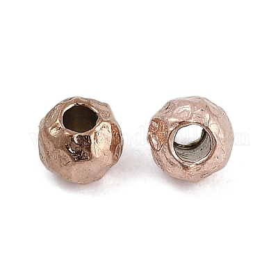 Текстурированные бусины из хирургической нержавеющей стали 316 STAS-M106-01B-RG-1