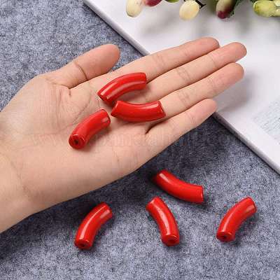 Непрозрачные акриловые бусины SACR-S677-021-1