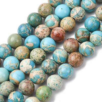 Натуральные имперские нитки из яшмы G-A175B-8mm-03A-1