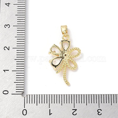 Латунные микро проложить кубического циркония подвески KK-K403-03B-01-1