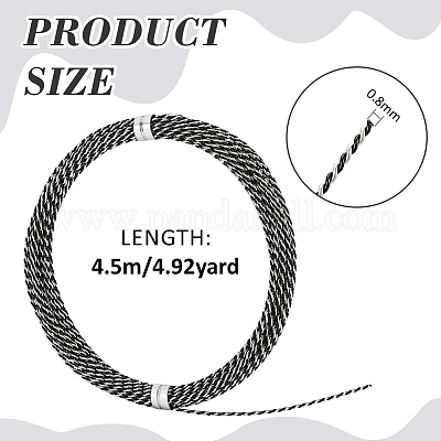 4.5м медной проволоки для бисероплетения для изготовления ювелирных изделий CWIR-WH0026-01A-EBP-1