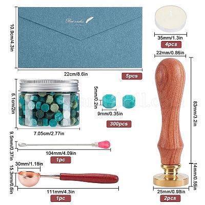 Наборы для изготовления штампов из воска своими руками DIY-CP0003-91B-1