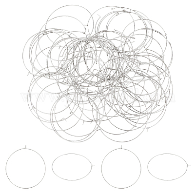 100 шт. 304 нержавеющая сталь хирургическая нержавеющая сталь бокалы кольца подвески STAS-UN0056-04-1