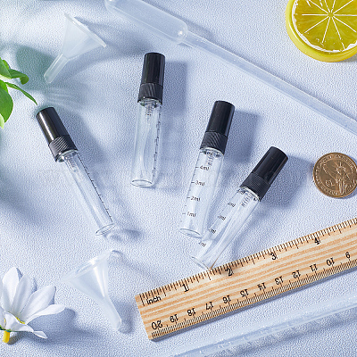 10 шт. 5 мл мини-флаконы со спреем из стекла MRMJ-GF0001-43-1