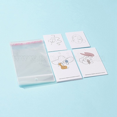 Карточки для демонстрации ювелирных изделий из картона 20 шт. CDIS-FS0001-02-1