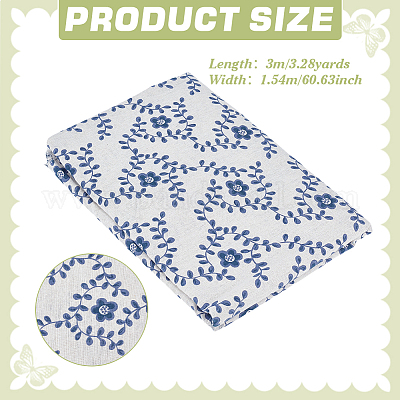 Ткань мешковина DIY-WH0589-85-1