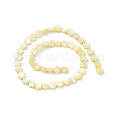 Натуральные пресноводные окрашенные бусы из ракушек SHEL-K001-001C-1