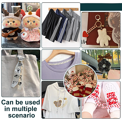 Лента из полиэстера с принтом на тему дня рождения OCOR-WH0058-91A-1