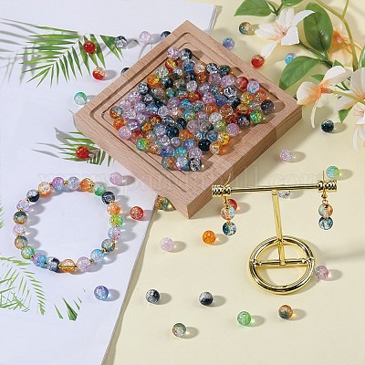 10 цвет прозрачных хрустальных бусин GLAA-SZ0001-98-1