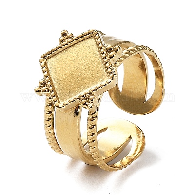 Регулируемые манжеты из нержавеющей стали 304 с открытым кольцом STAS-K263-02G-1