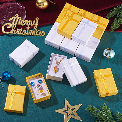 Картон комплект ювелирных изделий коробки CON-TAC0009-03D-1