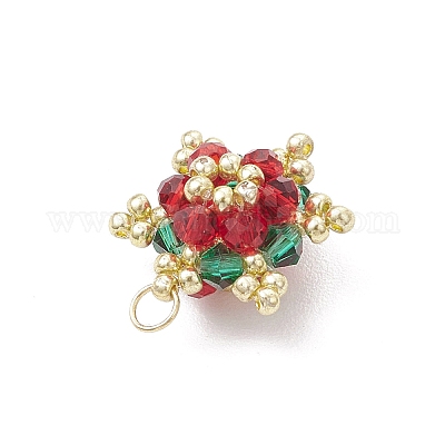 Рождественские подвески из искусственного австрийского хрусталя в форме конуса PALLOY-MZ00816-1