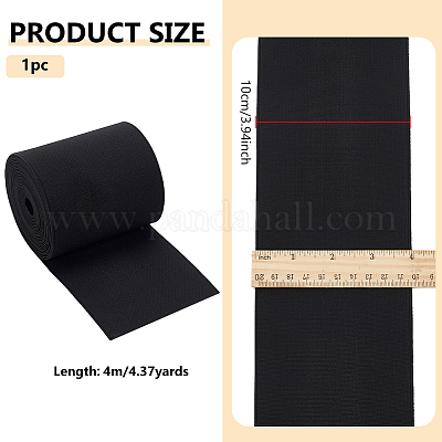 Плоская эластичная широкая лента из полиэстера длиной 4 м для шитья одежды. OCOR-WH0090-053A-1