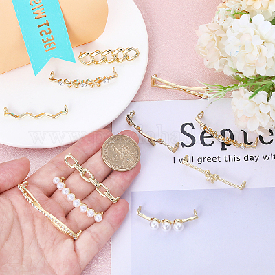 20 шт. 10 стиля пряжки для шнурков из сплава FIND-GL0001-75-1