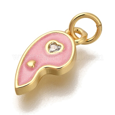 Стойки обшивки латунь микро проложить Циркон подвеску KK-I720-71G-02A-1