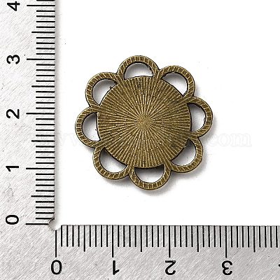 Цветочные параметры сплава кабошон PALLOY-N0088-33AB-NF-1