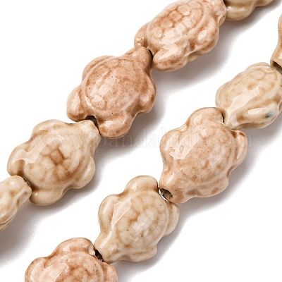 Фарфора ручной работы бисер нитей LAMP-G140-02O-1