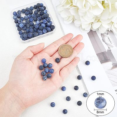 Бусины из природных содалитом G-OC0001-71-1