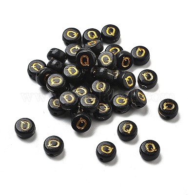 Покрытие непрозрачных акриловых бусин OACR-R005-03W-1