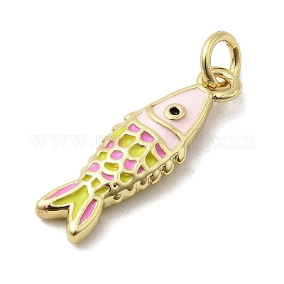 Латунь эмаль подвески&nbsp;KK-A266-39G-1