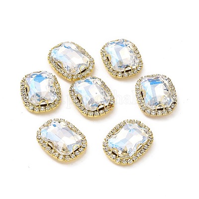 Прямоугольник восьмиугольник пришиваем стразами X1-DIY-E062-02G-01-1