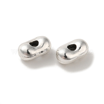 Сплавочные овальные бусины тибетского стиля  PALLOY-P302-06AS-1