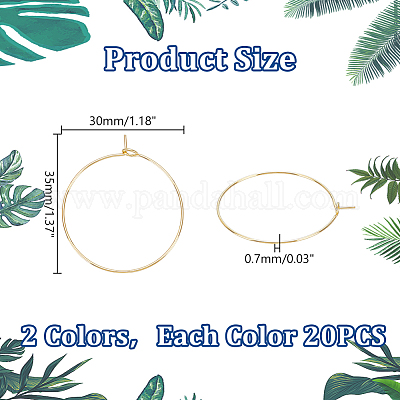 40 шт. 2 цвета 316 хирургическая нержавеющая сталь бокалы кольца подвески STAS-LP0001-07-1