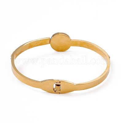 Шарнирные браслеты с римскими цифрами BJEW-F439-07G-1