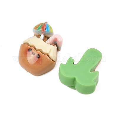 Непрозрачные кабошоны из смолы CRES-M037-12-1