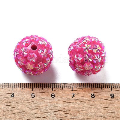 Акриловые стразы шарики бусины OACR-A035-01L-1