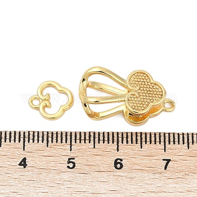 Латуни блокировки застежками KK-U059-03G-1