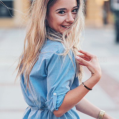 48 шт. 6 стиля электрофореза 304 нержавеющая сталь слайд-брелок STAS-UN0008-58-1