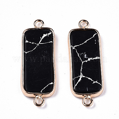 Соединители звеньев синтетической бирюзы G-N326-33H-1