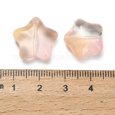 Прозрачные стеклянные бусины GLAA-B029-01E-1