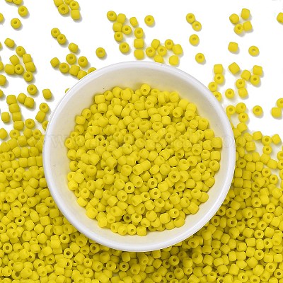 Матовое непрозрачное стекло бисер SEED-R029-4mm-A04-1