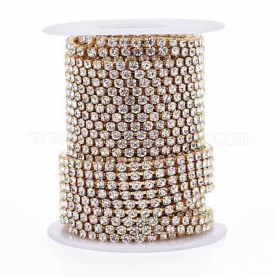 Цепочки из нержавеющей стали 304 со стразами STAS-T055-12G-A-1