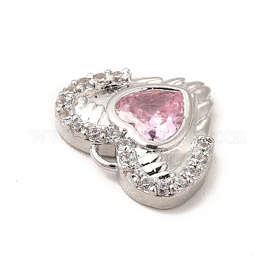 Реечное покрытие латунь микро паве кубический цирконий шармы KK-P230-19P-02-1