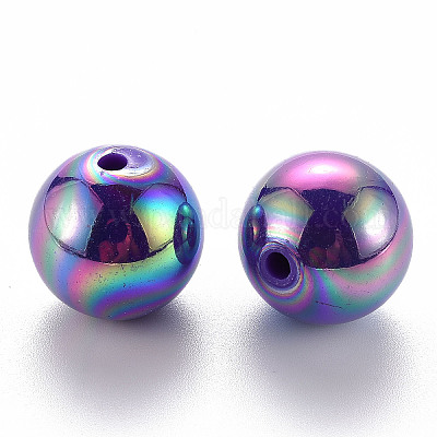 Непрозрачные акриловые бусины MACR-S370-D20mm-31-1