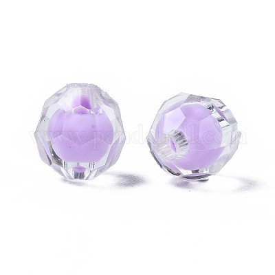 Perles en acrylique transparente&nbsp;X-TACR-S135-009-1