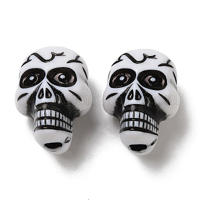 Непрозрачные акриловые бусины&nbsp;X-OACR-C016-14A-1